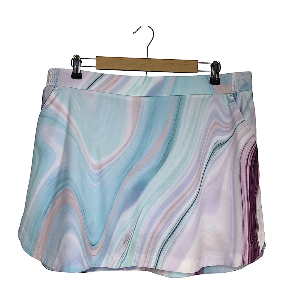 Calia Women's By Carrie Underwood Water Color Print Golf / Tennis Skort XL